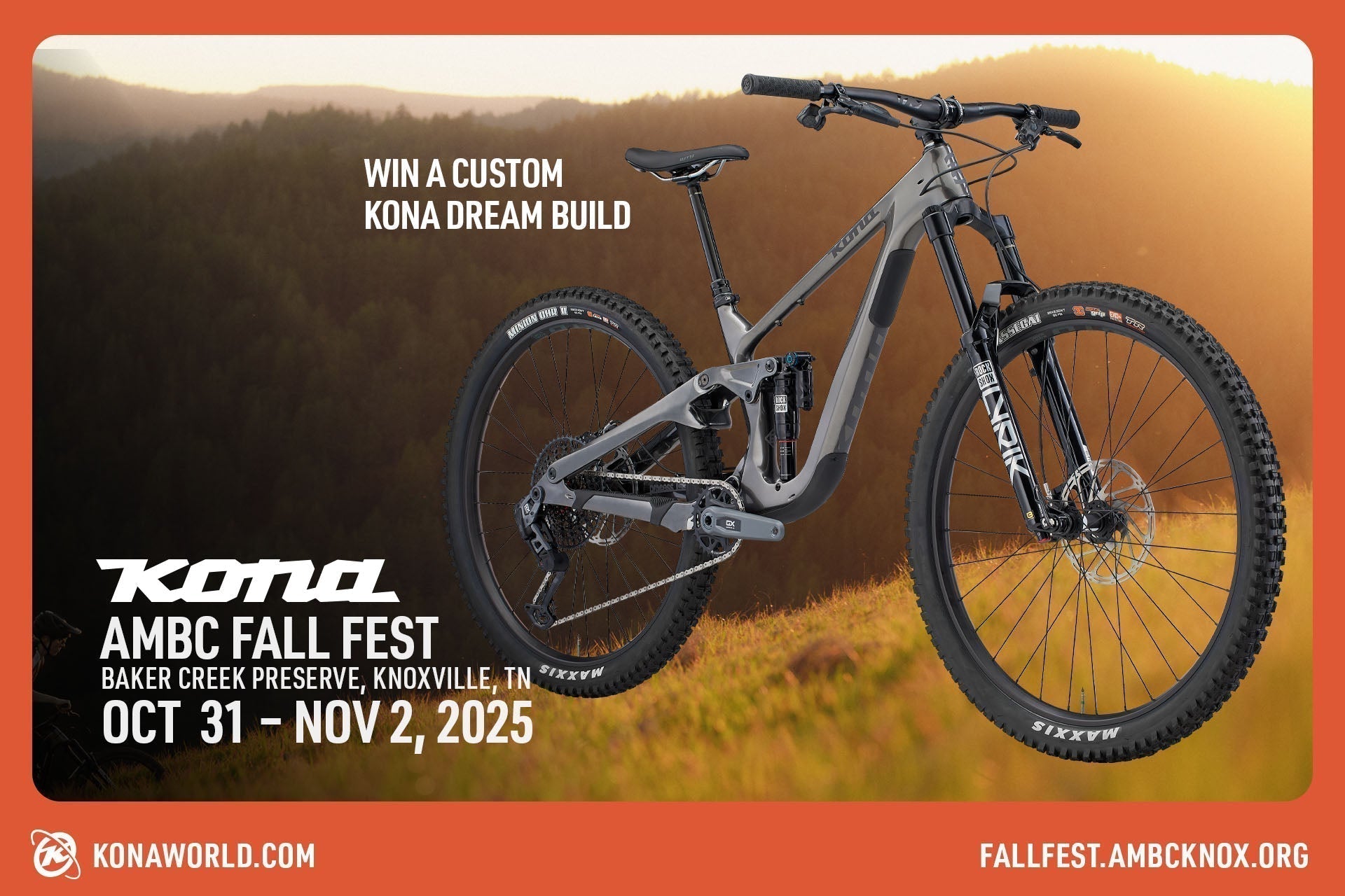 Kona and Tennessee Valley Bikes Partner Up for the 16th Annual AMBC Fall Fest