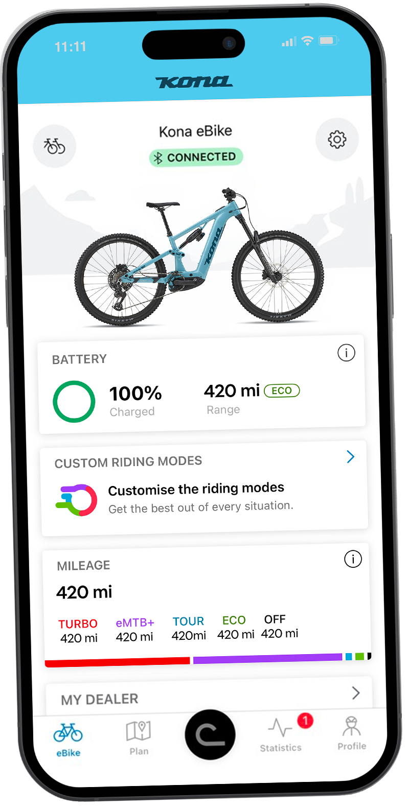 Kona Remote 160 CR Flow App